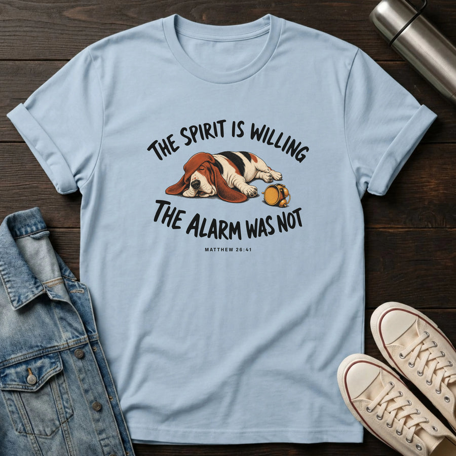 Light Blue — Unwilling Alarm T-Shirt