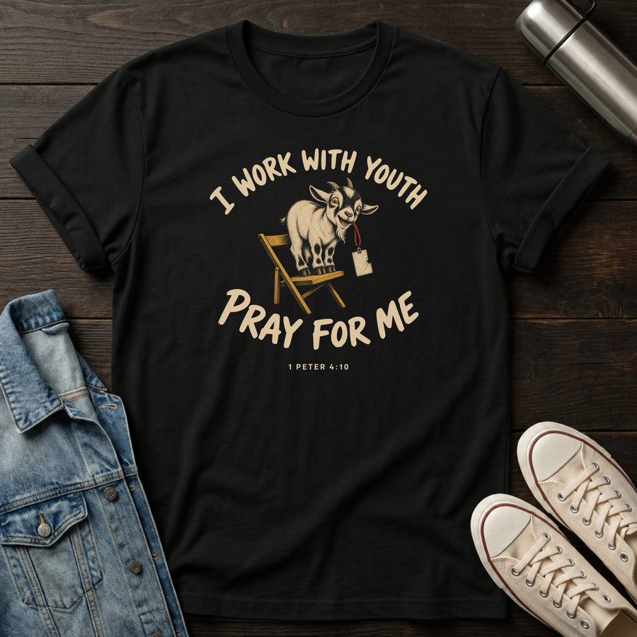 Black — Youth Leader Prayers T-Shirt