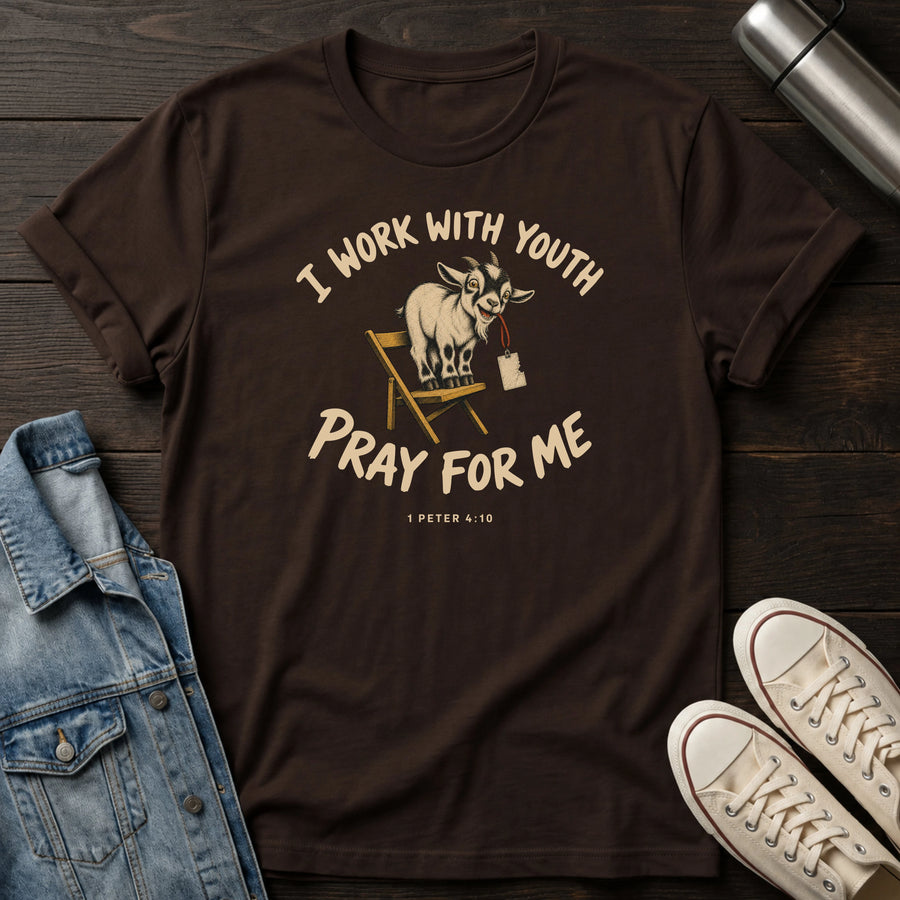 Dark Chocolate — Youth Leader Prayers T-Shirt